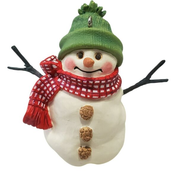 3 Hallmark Keepsake Snowmen Of Mitford Ornaments Christmas Holiday Snowman 1999 - Picture 4 of 12